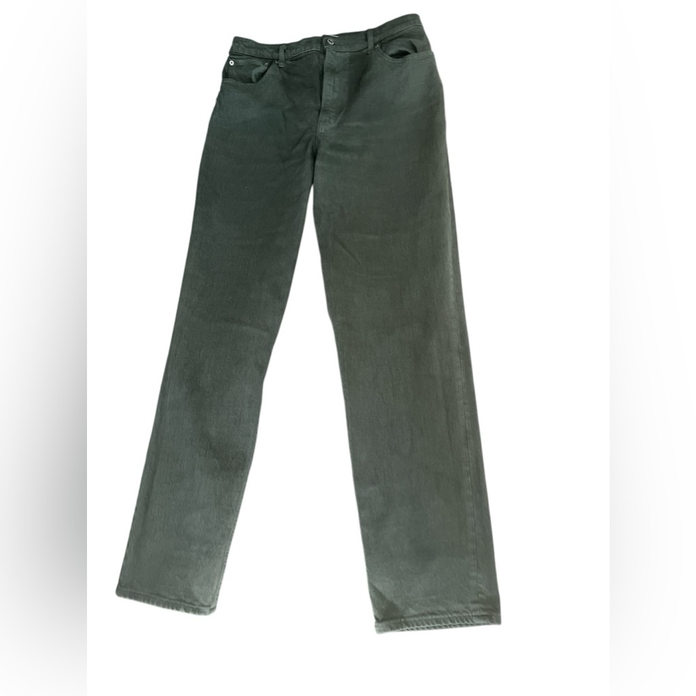 Abercrombie Ultra High Rise 90s Straight Jean Green size 10L excellent condition